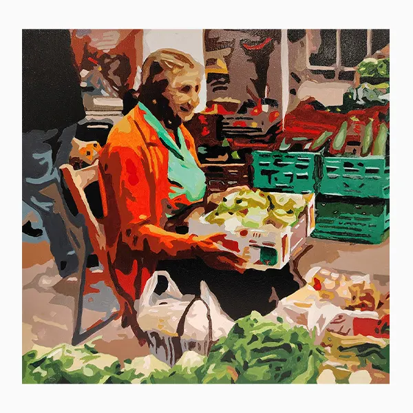 Vendedora de fruta